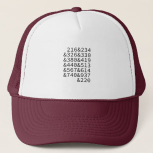 Area Codes Ohio Trucker Hat