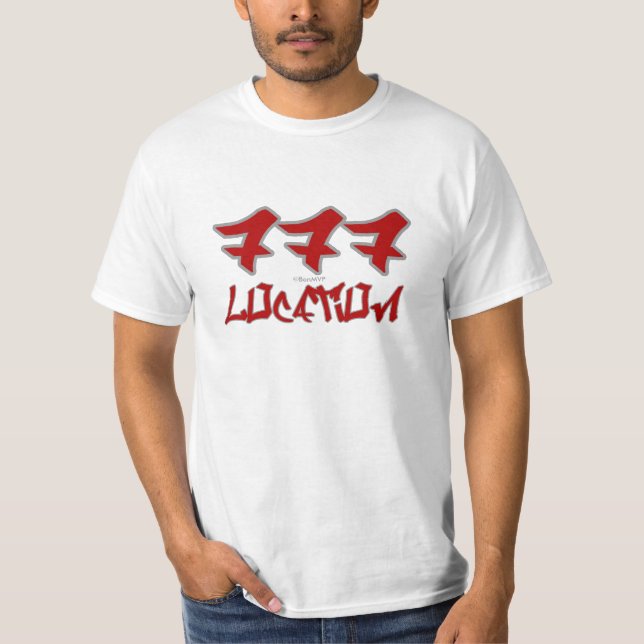 Area Codes T-Shirt (Front)