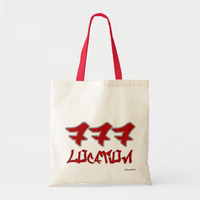 Area Codes Tote Bag (Front)