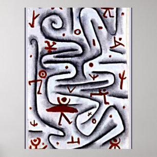 Area of High Spirits by Paul Klee Poster