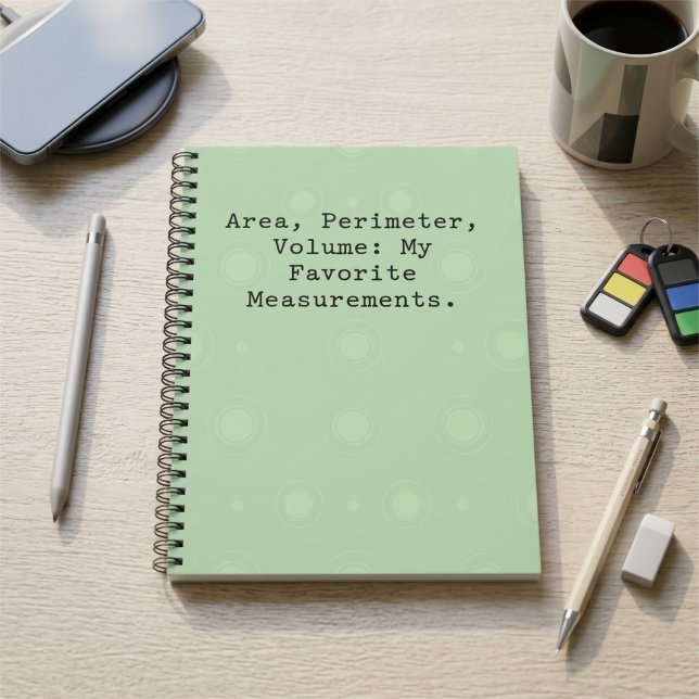 Area, perimeter, volume: my favourite measurements notebook (Creator Uploaded)