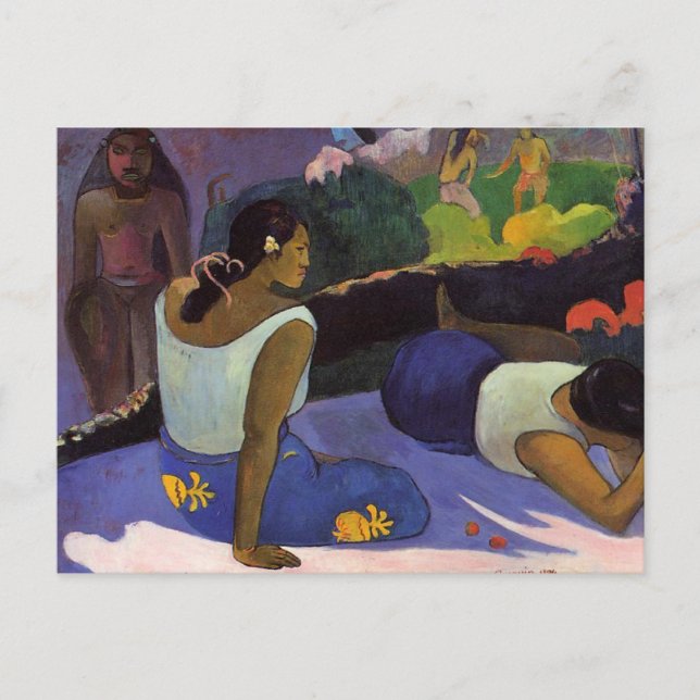 'Arearea no Varua Ino' - Carte postale Paul Gaugui (Devant)