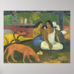 Arearea Paul Gauguin Canvas Poster