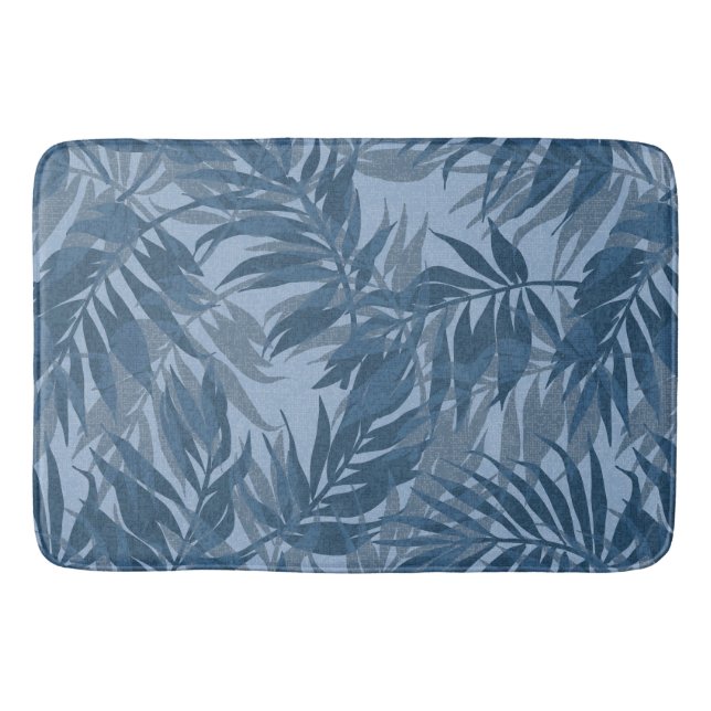 Areca Palms Hawaiian Tropical Vintage Bath Mat (Front)