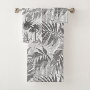 Areca Palms Hawaiian Tropical Vintage Coordinates Bath Towel Set