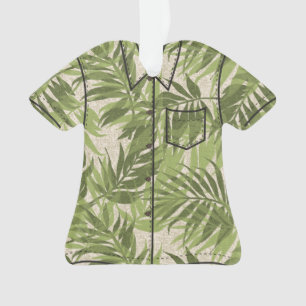 Areca Palms Hawaiian Tropical Vintage Customizable Ornament