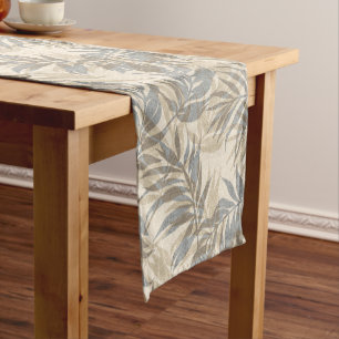 Areca Palms Hawaiian Tropical Vintage Short Table Runner