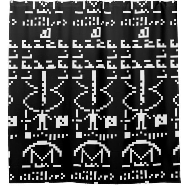 Arecibo Binary Message 1974 (Front)