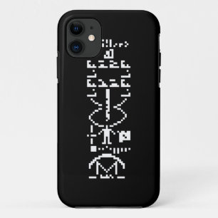 Arecibo Binary Message 1974 iPhone 11 Case