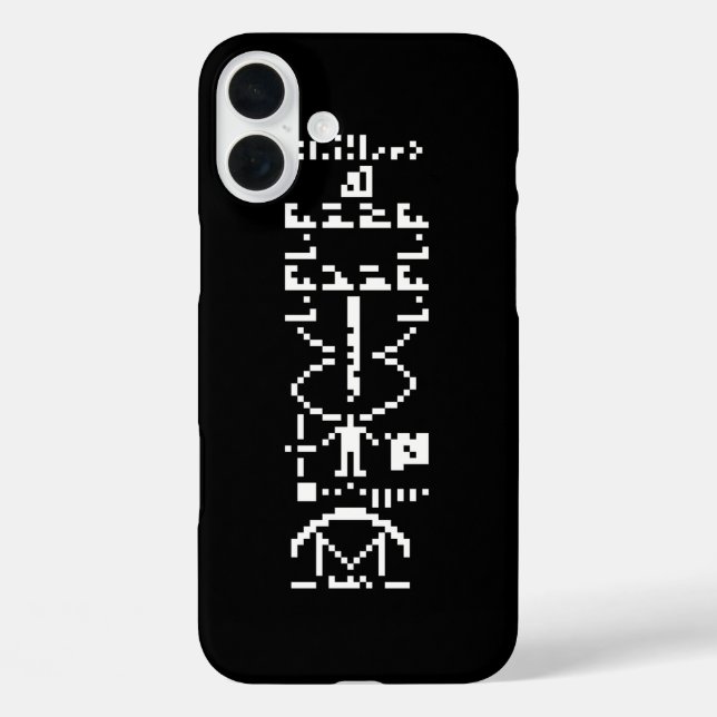 Arecibo Binary Message 1974 Case-Mate iPhone Case (Back)
