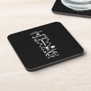 Arecibo Binary Message 1974 Coaster