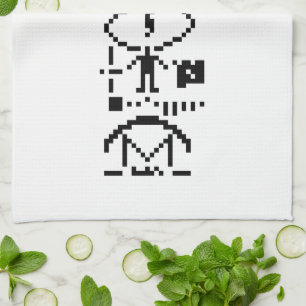 Arecibo Binary Message 1974 Kitchen Towel