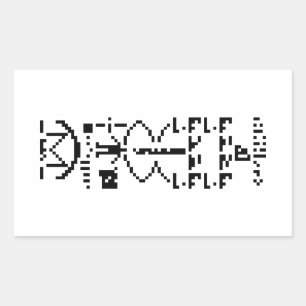 Arecibo Binary Message 1974 Sticker