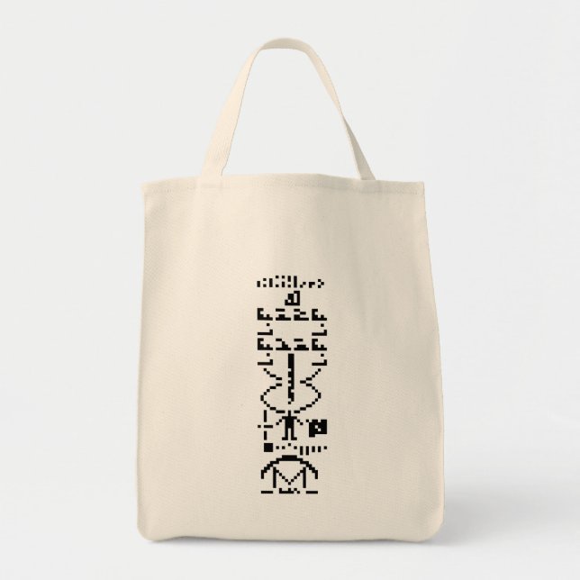 Arecibo Binary Message 1974 Tote Bag (Front)