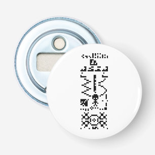 Arecibo Binary Message Reply Bottle Opener