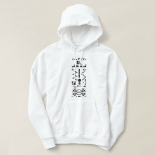 Arecibo Binary Message Reply Hoodie