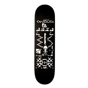 Arecibo Binary Message Reply Skateboard