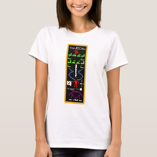 Arecibo M13 Alien Message T-Shirt (Front)