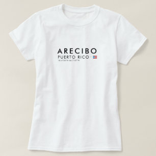 Arecibo Puerto Rico T-Shirt Coordinates Tee