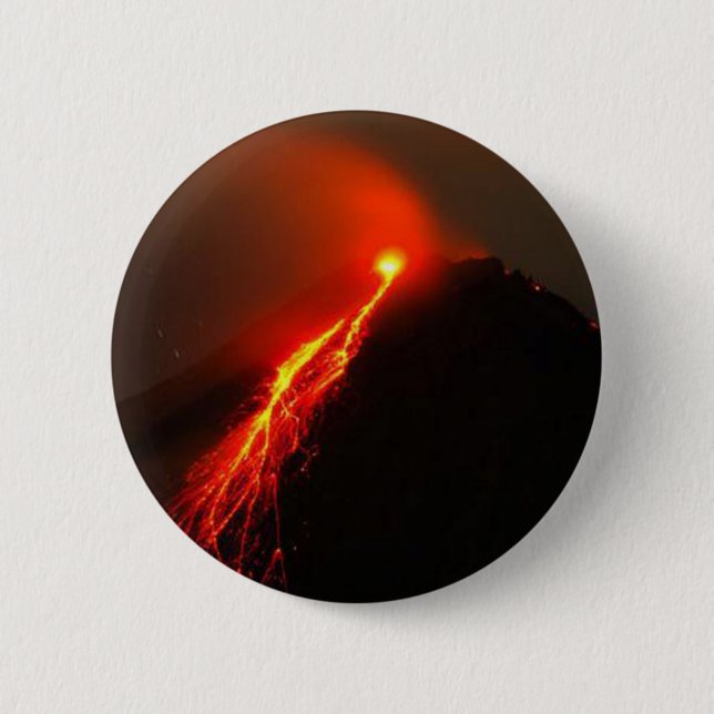 ARENAL VOLCANO, Costa Rica 2 Inch Round Button (Front)
