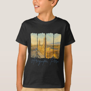 Arequipa Peru Traveling Trip Brushstroke Arequipa T-Shirt