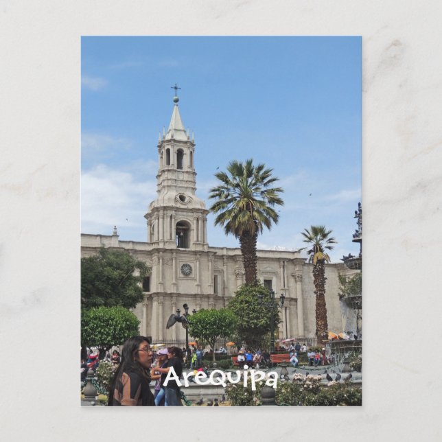 Arequipa - Plaza de Armas Postcard (Front)
