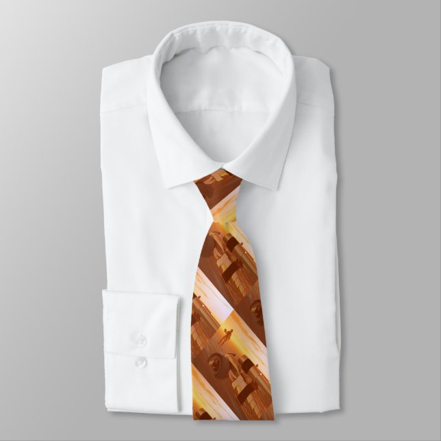 ARES CYBORG,DESERT HYPERION,SCIENCE FICTION Scifi Tie (Tied)