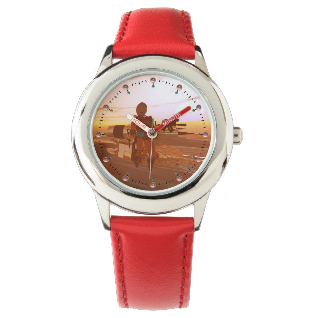 ARES CYBORG,DESERT HYPERION,SCIENCE FICTION Scifi Watch (Front)