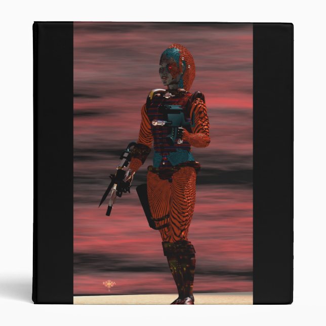 ARES Cyborg from Hyperion Science Fiction,Sci-Fi Binder (Front)