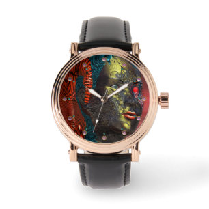 ARES CYBORG PORTRAIT Red Science Fiction Sci-Fi Watch
