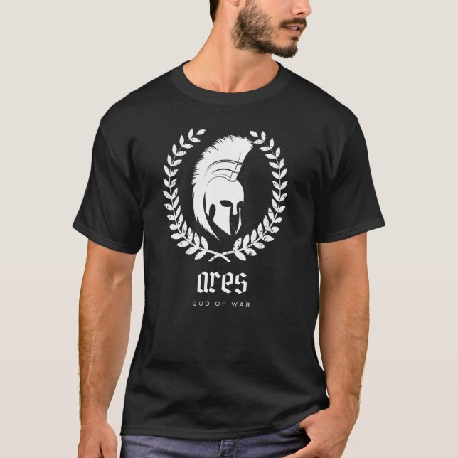 Ares God Of War Greek Mythology Fantasy T-Shirt (Front)