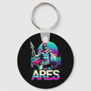 Ares Greek War God Warrior Mythology Ancient Greec Keychain