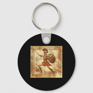 Ares Greek Warrior God Ancient Greece Mythology Keychain