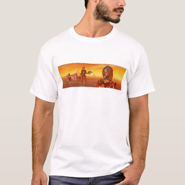 ARES IN THE DESERT OF HYPERION T-Shirt (Front)
