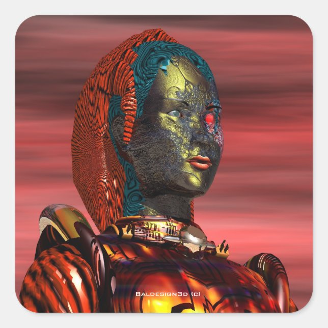 ARES SQUARE STICKER (Front)