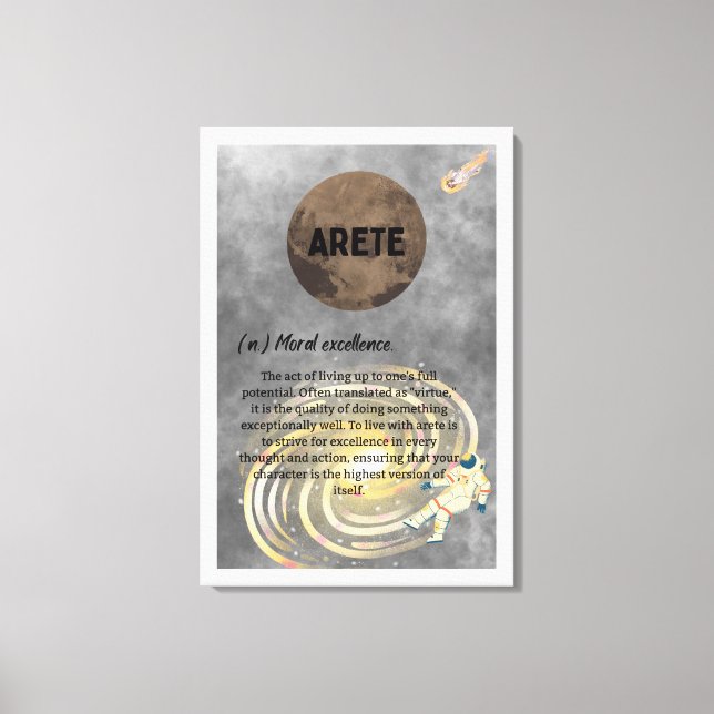 Arete Stretch Canvas Print (Front)