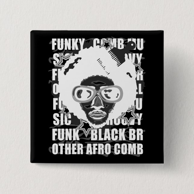 ARFO-W 2 INCH SQUARE BUTTON (Front)