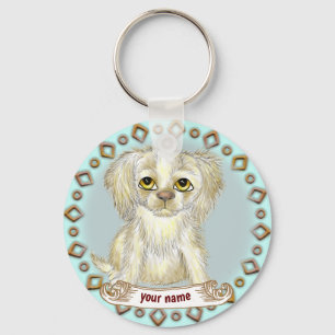 Arfy Dog Keychain