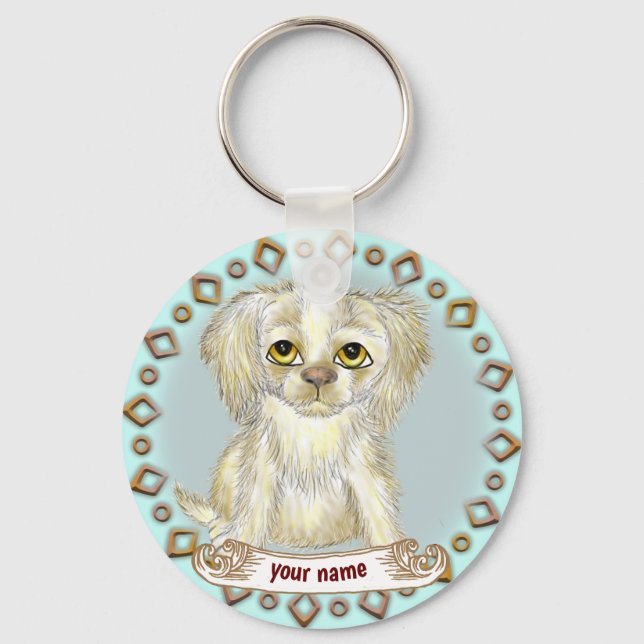 Arfy Dog  Keychain (Front)