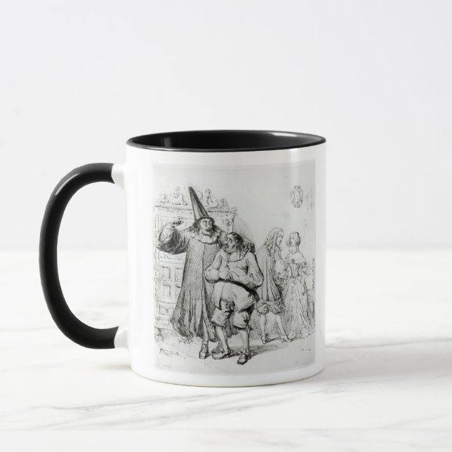 Argan and Monsieur Purgon Mug (Left)