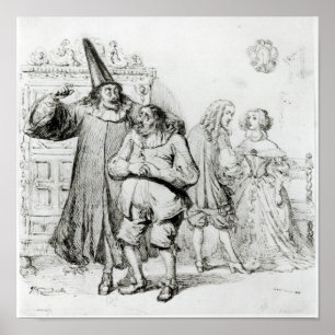 Argan and Monsieur Purgon Poster