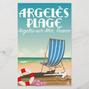 Argelès Plage,Argelès-sur-Mer, France Stationery