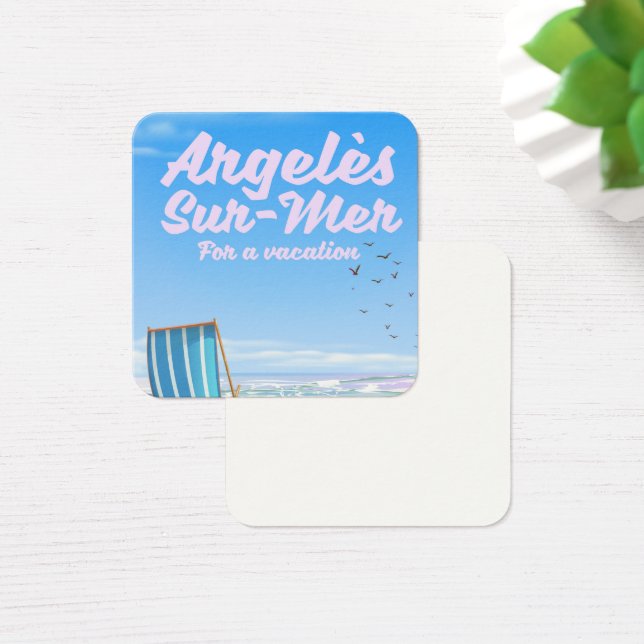 argelès-sur-mer France travel poster (Desk)