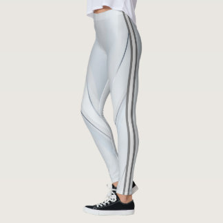 Argent Attoni Doublure Yoga Leggings