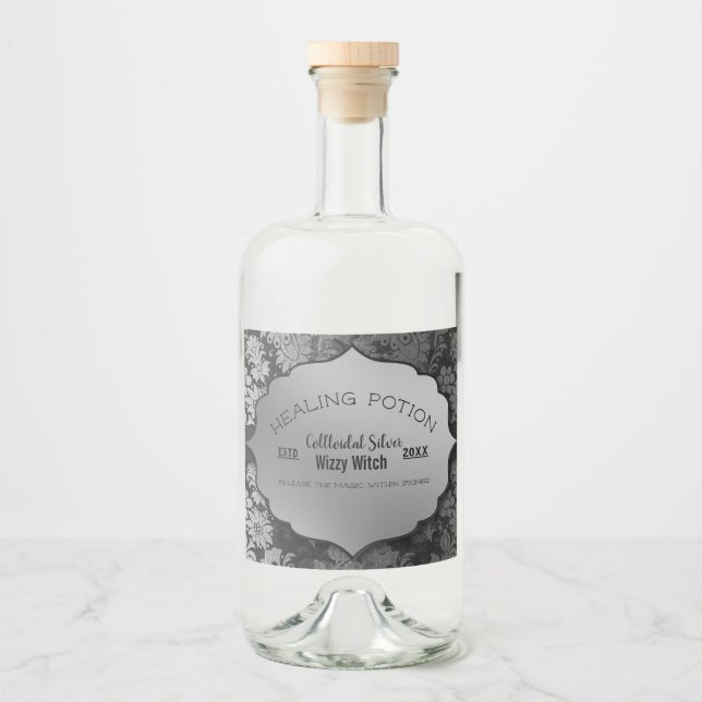 ARGENT COLLOIDAL Maison do-it-yourself Étiquettes  (Devant)