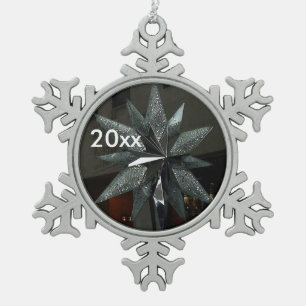 Argent cristal Star Snowflake Ornement