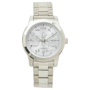 argent équations bracelet montre