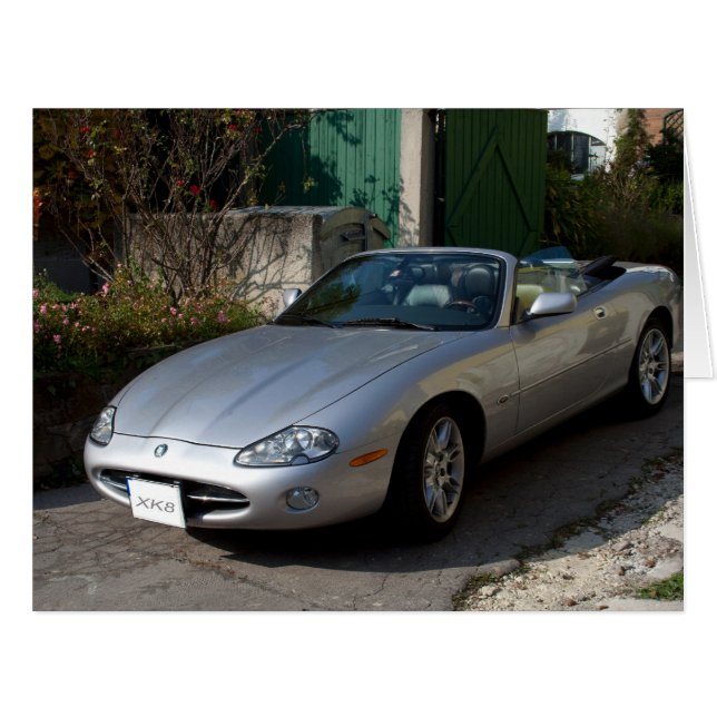 Argent Jaguar XK8 Cabriolet (Devant horizontal)