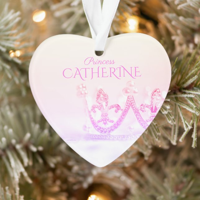 Argent rose princesse ornement de la Couronne (Arbre)