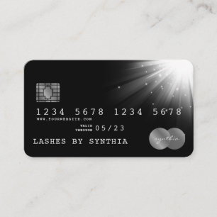 Argent style carte de crédit